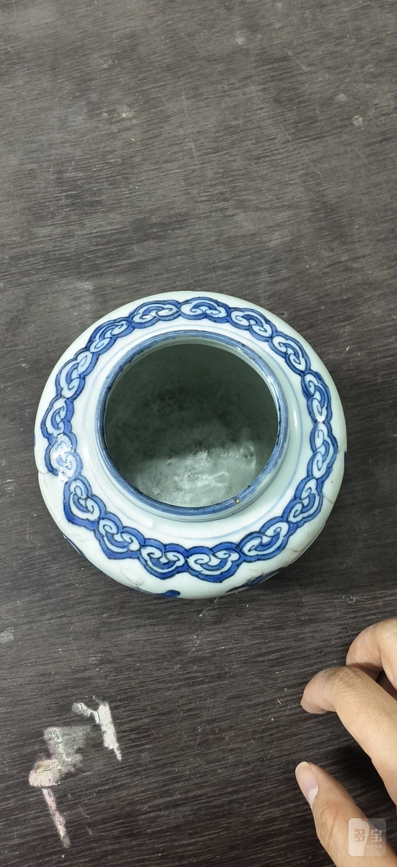 明 青花人物罐 - 图6